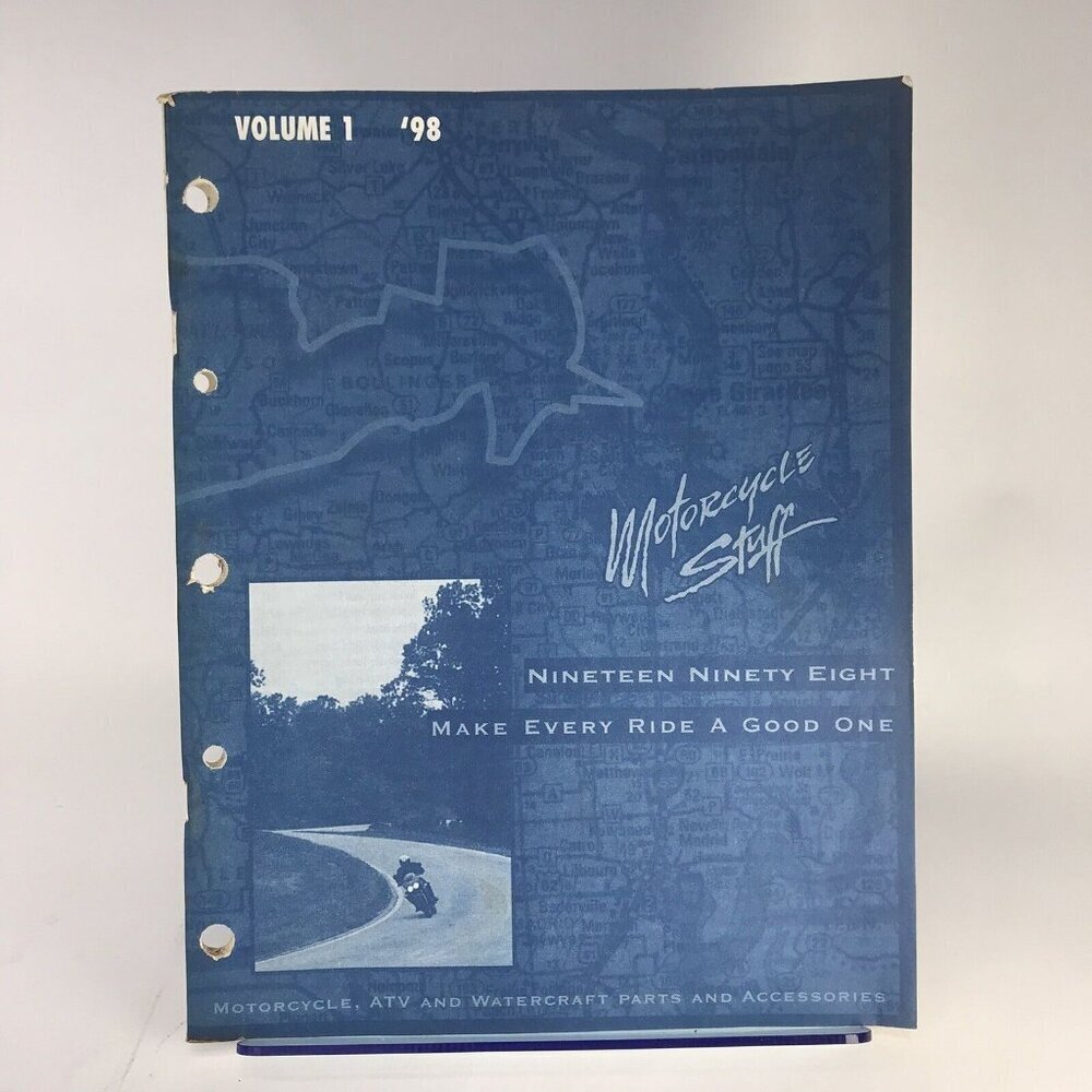 Vintage Motorcycle Stuff Parts Catalog 1998 Volume 1